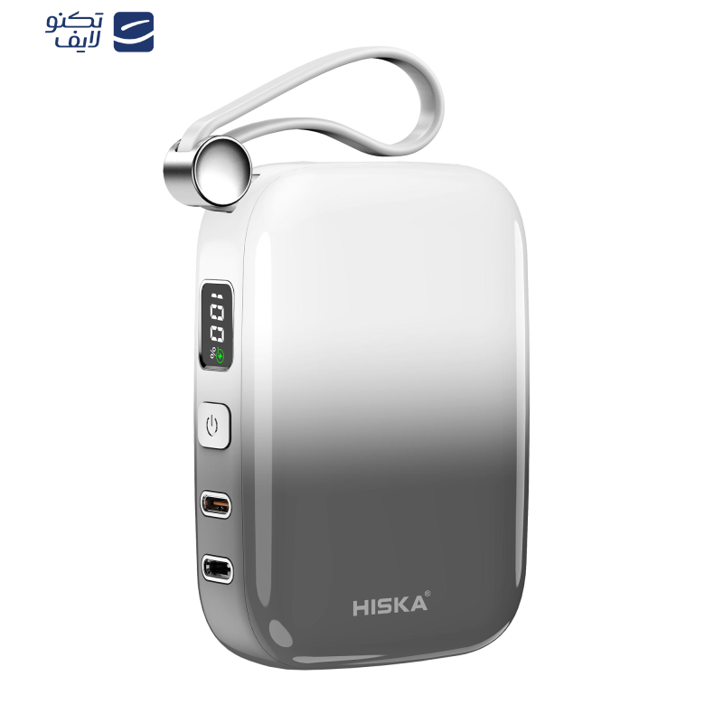 پاوربانک هیسکا مدل HP-125PD ظرفیت 10000 میلی آمپر ساعت  پاوربانک هیسکا مدل HP-125PD ظرفیت 10000 میلی آمپر ساعت
