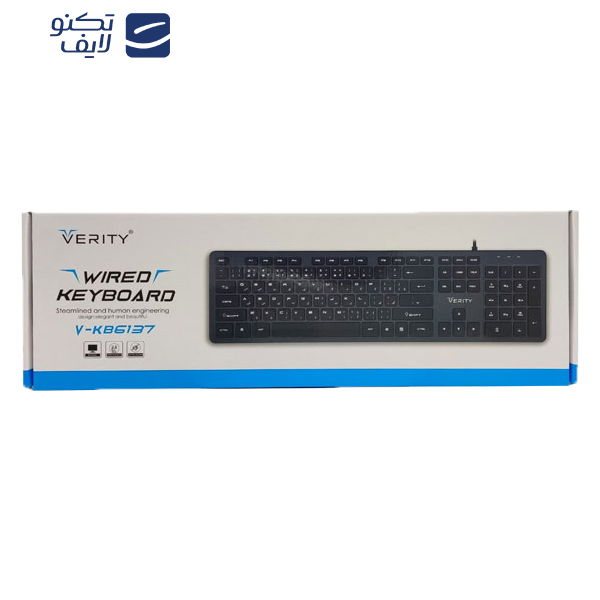 کیبورد وریتی مدل V-KB 6137 کیبورد وریتی مدل V-KB 6137