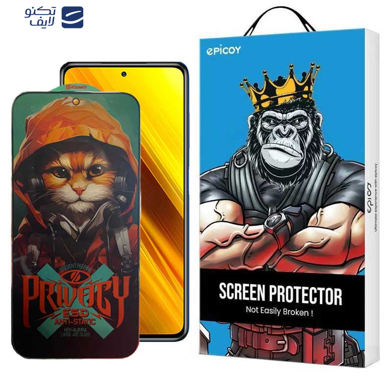 محافظ صفحه نمایش حریم شخصی اپیکوی مدل Privacy Hoodie Cat  مناسب برای گوشی موبایل شیائومی Poco X5 Pro /X5 /X4 Pro 5G /X3 Pro /X3 NFC / X3 محافظ صفحه نمایش حریم شخصی اپیکوی مدل Privacy Hoodie Cat  مناسب برای گوشی موبایل شیائومی Poco X5 Pro /X5 /X4 Pro 5G /X3 Pro /X3 NFC / X3