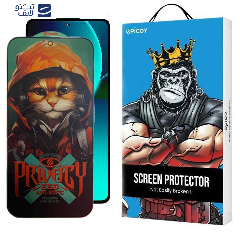 محافظ صفحه نمایش حریم شخصی اپیکوی مدل Privacy Hoodie Cat مناسب برای گوشی موبایل شیائومی 13T Pro / 13T / 12T Pro / 11T Pro / 11T /10T Lite 5g محافظ صفحه نمایش حریم شخصی اپیکوی مدل Privacy Hoodie Cat مناسب برای گوشی موبایل شیائومی 13T Pro / 13T / 12T Pro / 11T Pro / 11T /10T Lite 5g
