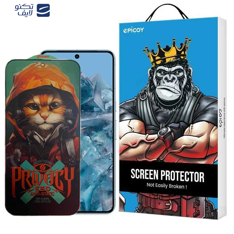 محافظ صفحه نمایش حریم شخصی اپیکوی مدل Privacy Hoodie Cat مناسب برای گوشی موبایل گوگل Pixel 9 Pro XL  محافظ صفحه نمایش حریم شخصی اپیکوی مدل Privacy Hoodie Cat مناسب برای گوشی موبایل گوگل Pixel 9 Pro XL