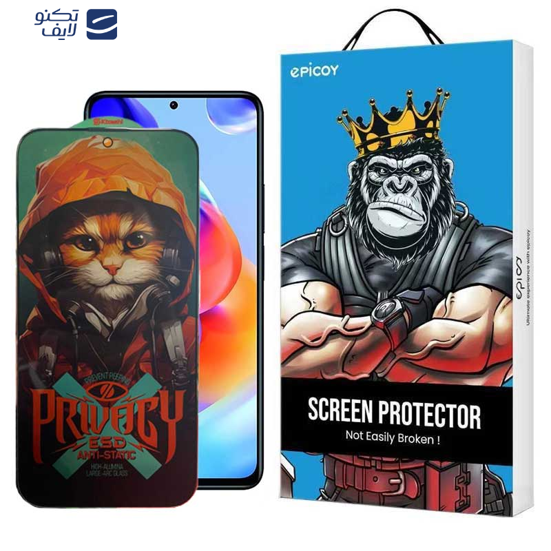 محافظ صفحه نمایش حریم شخصی اپیکوی مدل Privacy Hoodie Cat مناسب برای گوشی موبایل شیائومی Redmi Note 11 Pro Plus 5G (China) /  Note 11 Pro Plus 5G (India) / Note 11 Pro 5G (China) / Note 11 Pro 4G-5G محافظ صفحه نمایش حریم شخصی اپیکوی مدل Privacy Hoodie Cat مناسب برای گوشی موبایل شیائومی Redmi Note 11 Pro Plus 5G (China) /  Note 11 Pro Plus 5G (India) / Note 11 Pro 5G (China) / Note 11 Pro 4G-5G