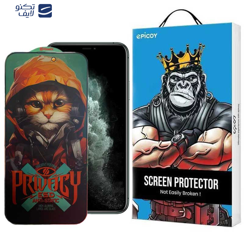 محافظ صفحه نمایش حریم شخصی اپیکوی مدل Hoodie Cat مناسب برای گوشی موبایل اپل  iPhone 11 Pro/ Xs /X محافظ صفحه نمایش حریم شخصی اپیکوی مدل Hoodie Cat مناسب برای گوشی موبایل اپل  iPhone 11 Pro/ Xs /X