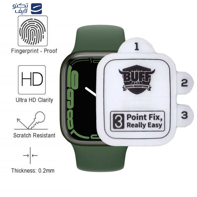 محافظ صفحه نمایش بوف مدل Silicone Pro مناسب برای اپل واچ 46 میلی متری سری 10 محافظ صفحه نمایش بوف مدل Silicone Pro مناسب برای اپل واچ 46 میلی متری سری 10