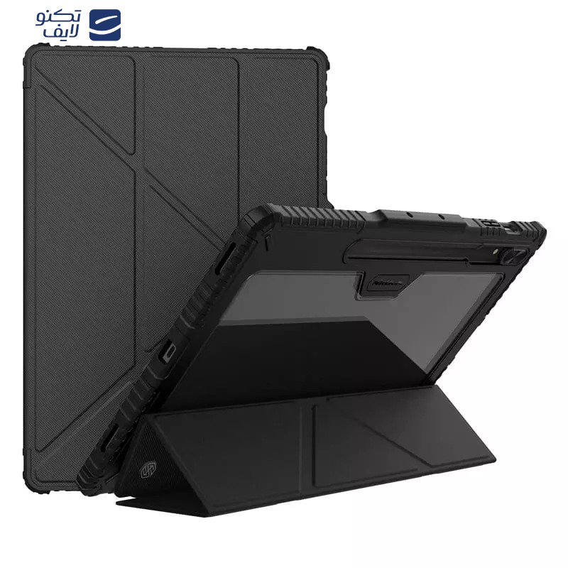 کیف کلاسوری نیلکین مدل Bumper Pro Multi-angle folding style مناسب برای تبلت سامسونگ Galaxy Tab S10 Ultra/S9 Ultra کیف کلاسوری نیلکین مدل Bumper Pro Multi-angle folding style مناسب برای تبلت سامسونگ Galaxy Tab S10 Ultra/S9 Ultra