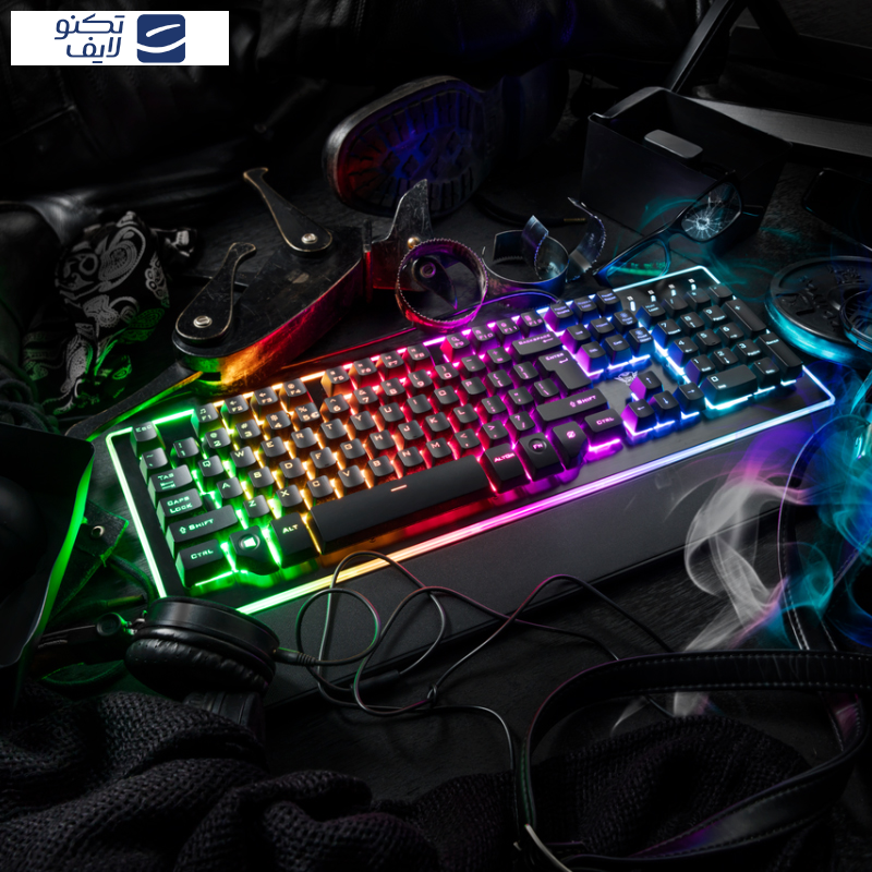 کیبورد مخصوص بازی تراست مدل GXT 860 Thura کیبورد مخصوص بازی تراست مدل GXT 860 Thura