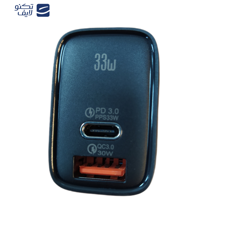 شارژر دیواری 33 وات کی اف-سنیور مدل TH-138 شارژر دیواری 33 وات کی اف-سنیور مدل TH-138