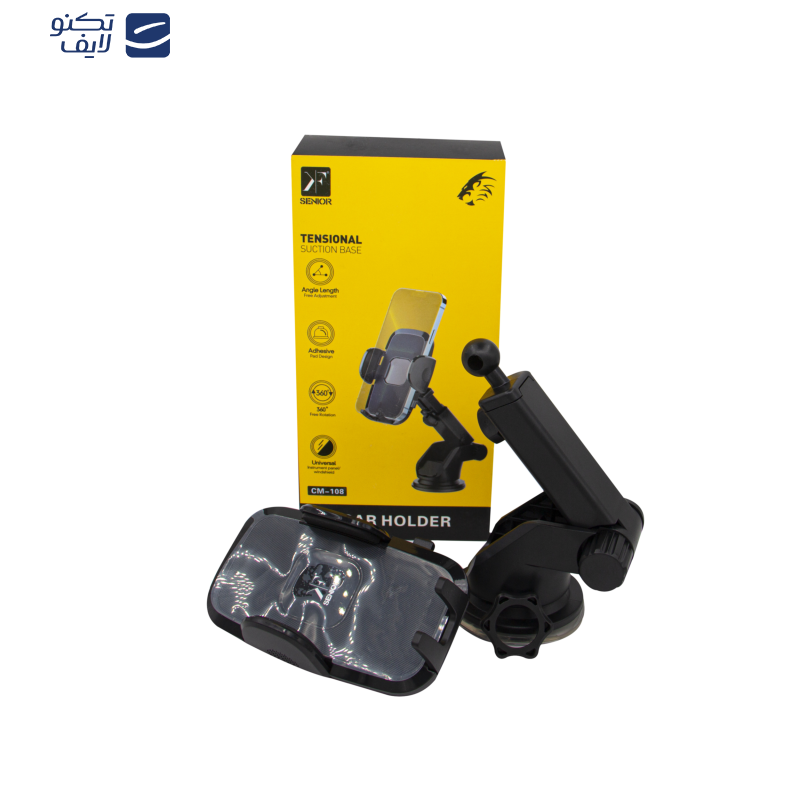 پایه نگهدارنده گوشی موبایل و تبلت کی اف-سنیور مدل CM_108 پایه نگهدارنده گوشی موبایل و تبلت کی اف-سنیور مدل CM_108