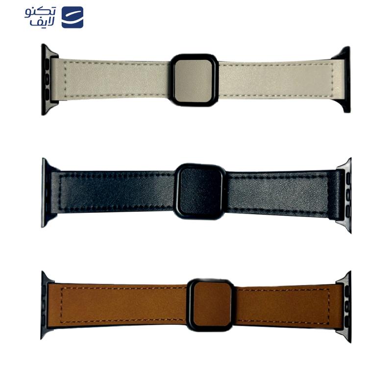 بند تیوا مدل چرمی مگنتی مناسب برای اپل واچ ultra 44/45/49 mm بند تیوا مدل چرمی مگنتی مناسب برای اپل واچ ultra 44/45/49 mm