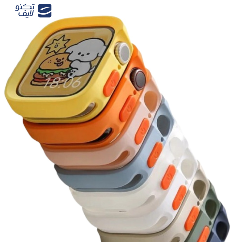 کاور مدل Silicone مناسب برای اپل واچ Ultra 49 میلیمتری کاور مدل Silicone مناسب برای اپل واچ Ultra 49 میلیمتری