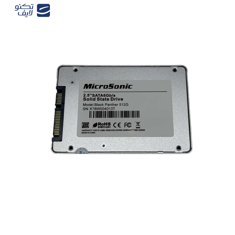 اس اس دی اینترنال میکروسونیک مدل PANTHER ظرفیت 512 گیگابایت اس اس دی اینترنال میکروسونیک مدل PANTHER ظرفیت 512 گیگابایت