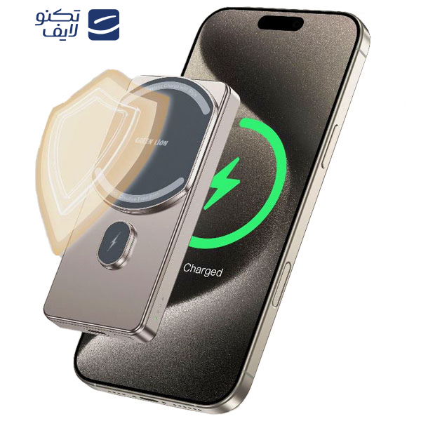 پاوربانک مگ سیف گرین مدل MILTON ظرفیت 10000 میلی آمپر پاوربانک مگ سیف گرین مدل MILTON ظرفیت 10000 میلی آمپر