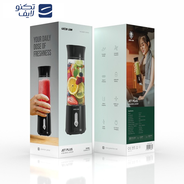 آبمیوه گیری گرین لاین مدل GNJETPLS آبمیوه گیری گرین لاین مدل GNJETPLS