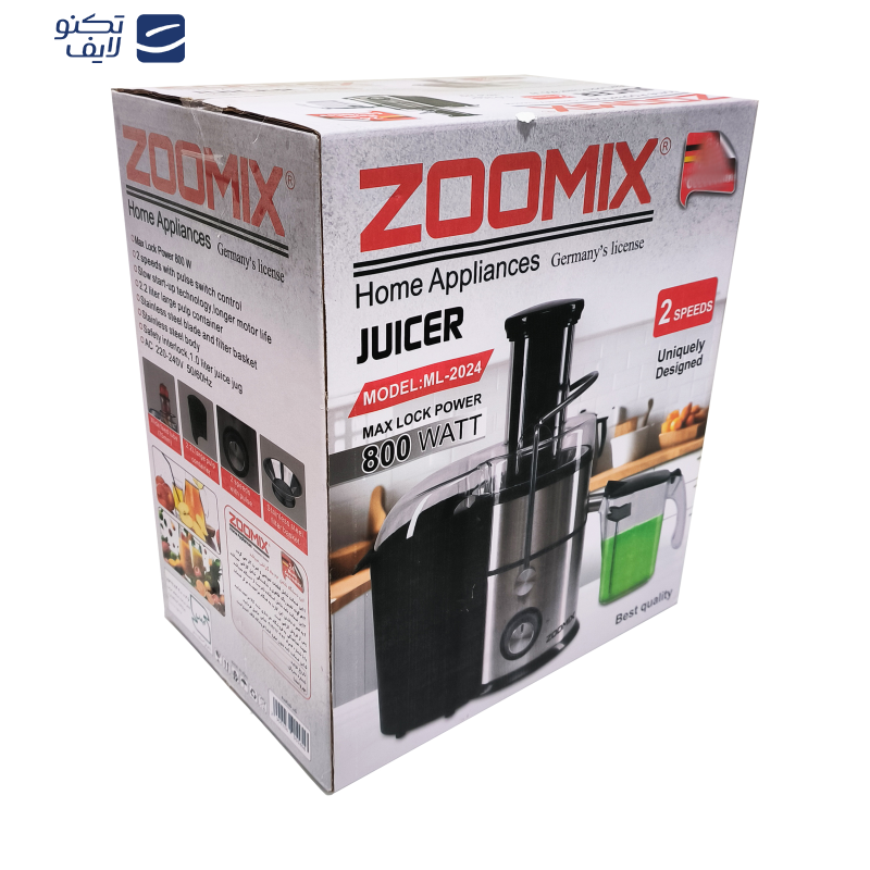 آبمیوه گیری زومیکس مدل ML-2024 آبمیوه گیری زومیکس مدل ML-2024