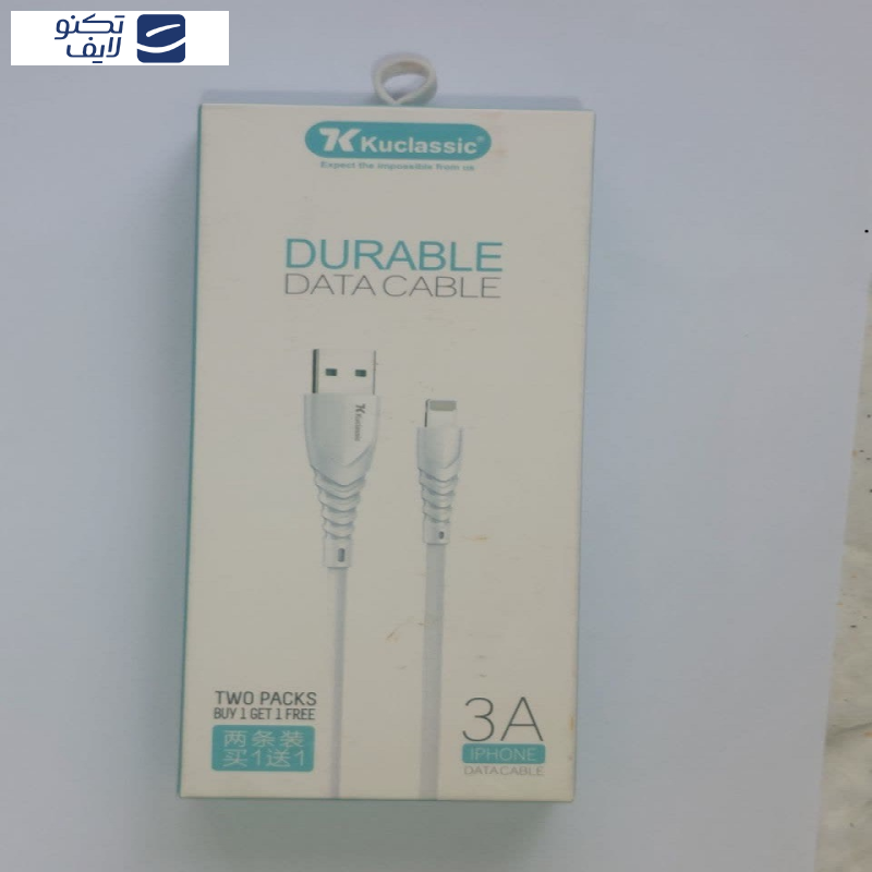 کابل تبدیل USB به لایتنینگ کوکلاسیک مدل F6-1 طول 1متر کابل تبدیل USB به لایتنینگ کوکلاسیک مدل F6-1 طول 1متر