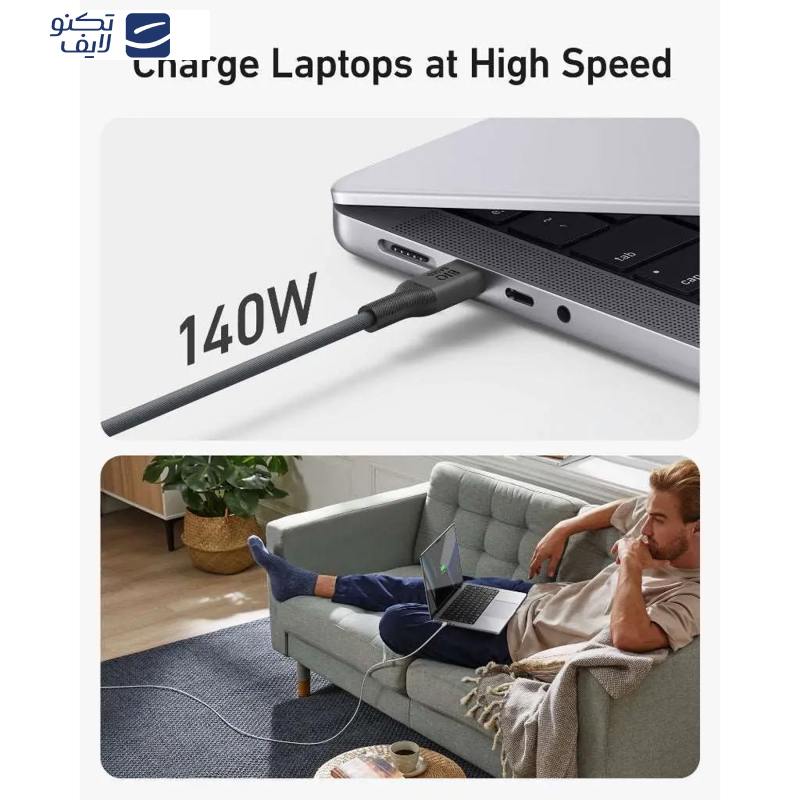 کابل USB-C انکر مدل A80F2H11 طول 1.83 متر کابل USB-C انکر مدل A80F2H11 طول 1.83 متر