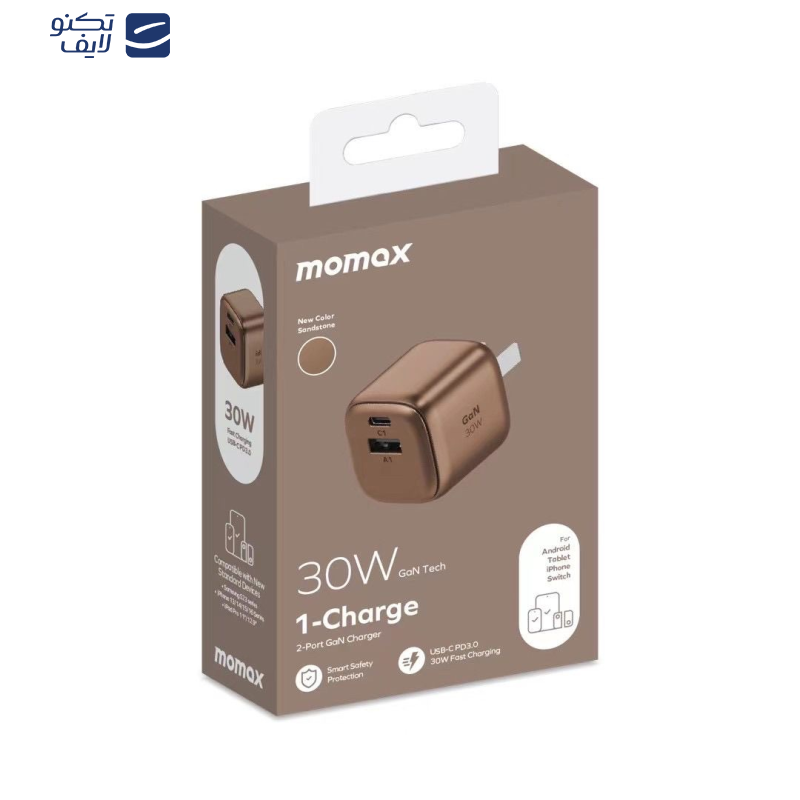 شارژر دیواری 30 وات مومکس مدل um71 شارژر دیواری 30 وات مومکس مدل um71