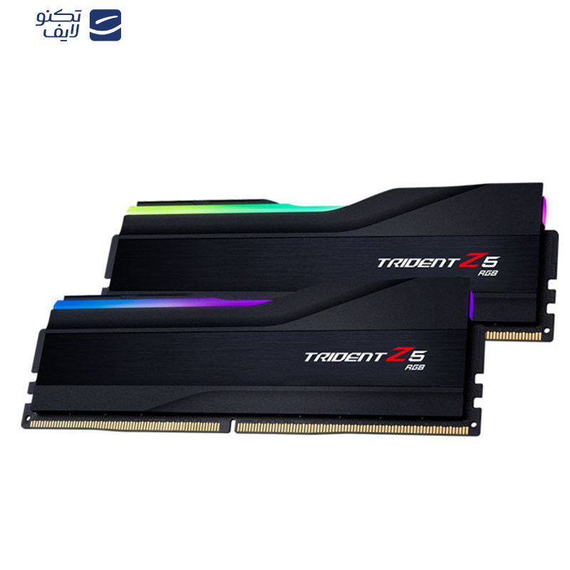 رم دسکتاپ DDR5 دوکاناله 6000 مگاهرتز CL30 جی اسکیل مدل TRIDENT Z5 RGB Black ظرفیت 64 گیگابایت