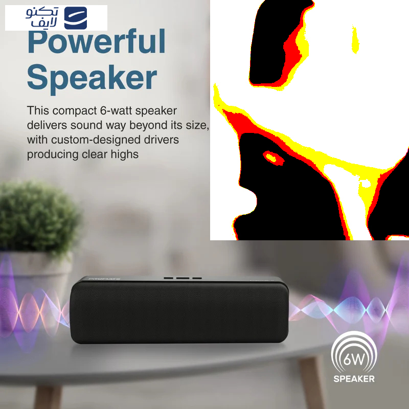 اسپیکر بلوتوثی قابل حمل پرومیت مدل CAPSULE-2.BLK اسپیکر بلوتوثی قابل حمل پرومیت مدل CAPSULE-2.BLK