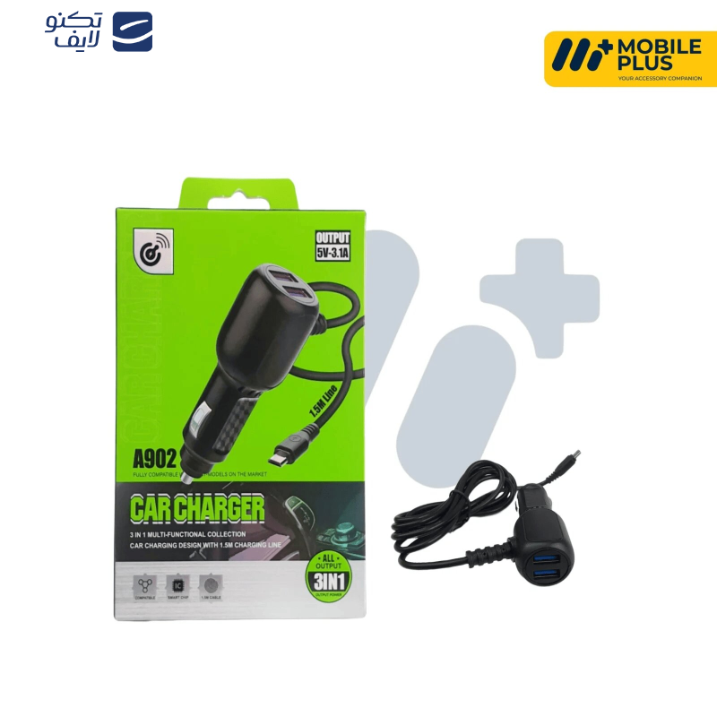 شارژر فندکی 5 وات مدل A904 شارژر فندکی 5 وات مدل A904