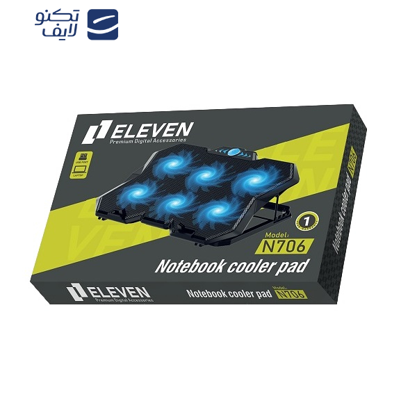 پایه خنک کننده  لپ تاپ ایلون مدل N706 پایه خنک کننده  لپ تاپ ایلون مدل N706