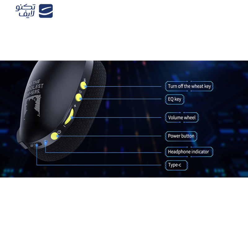 هدست مخصوص بازی بی سیم اونیکوما مدل B2 هدست مخصوص بازی بی سیم اونیکوما مدل B2