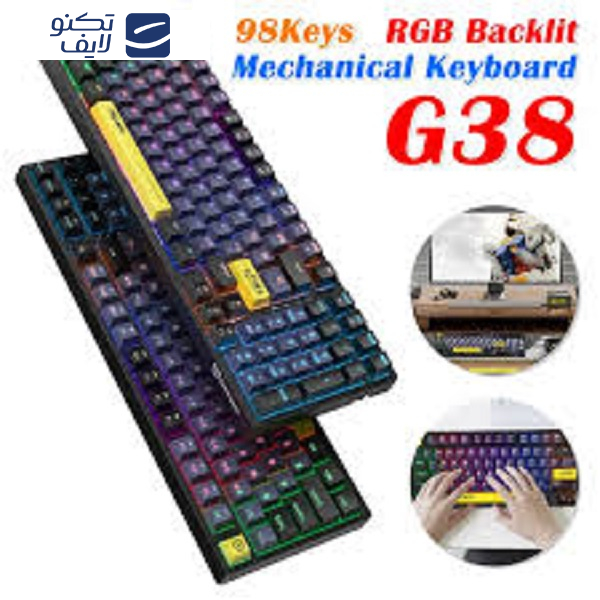 کیبورد مخصوص بازی اونیکوما مدل G38 کیبورد مخصوص بازی اونیکوما مدل G38