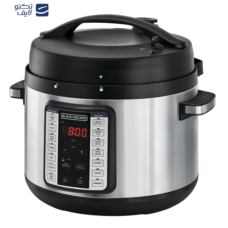 زودپز برقی بلک اند دکر مدل PCP1010 زودپز برقی بلک اند دکر مدل PCP1010