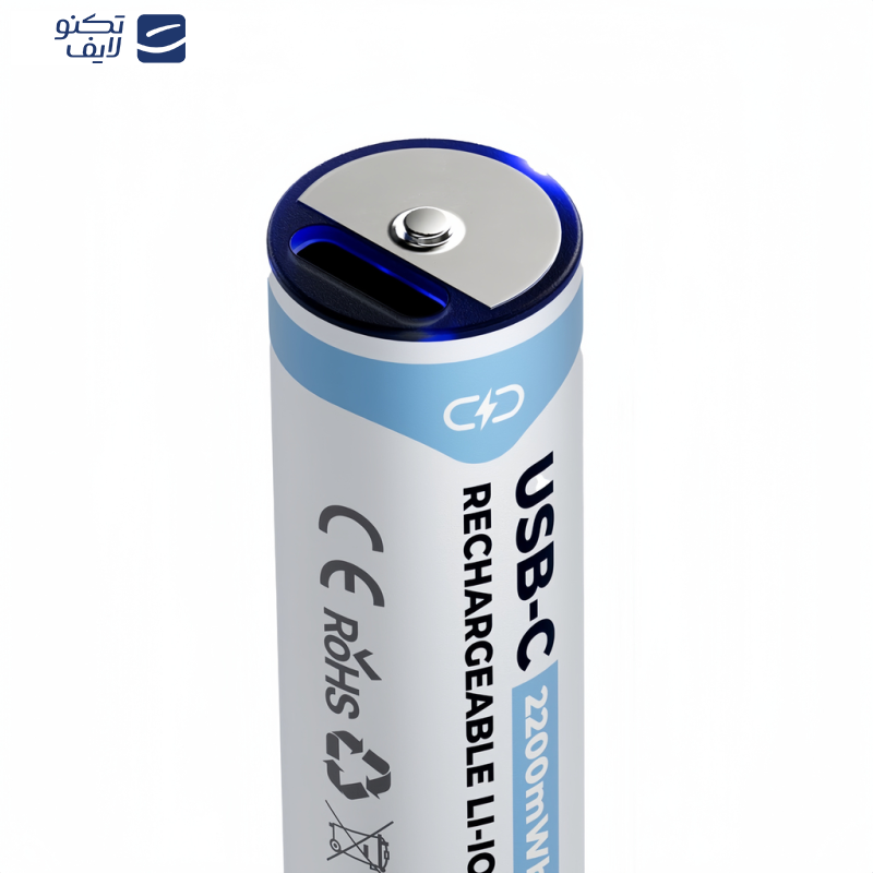 باتری قلمی قابل شارژ پاورولوجی مدل PAAV2 بسته چهار عددی باتری قلمی قابل شارژ پاورولوجی مدل PAAV2 بسته چهار عددی