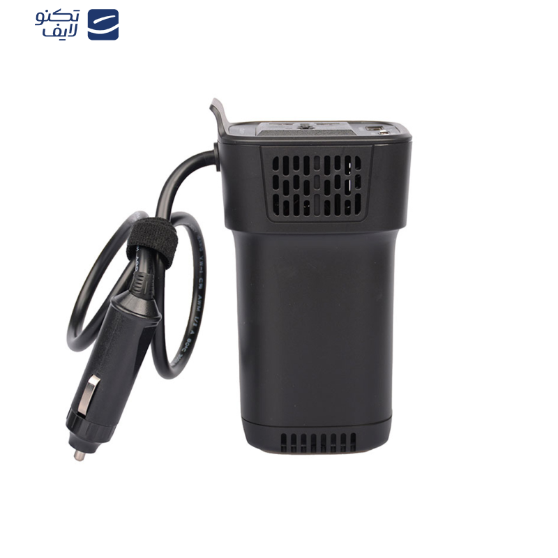 مبدل برق خودرو پاورولوجی مدل POWER INVERTER 150W P150INVBK مبدل برق خودرو پاورولوجی مدل POWER INVERTER 150W P150INVBK