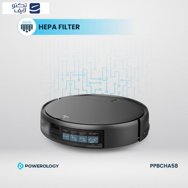 جارو رباتیک پاورولوجی مدل PPBCHA58 جارو رباتیک پاورولوجی مدل PPBCHA58