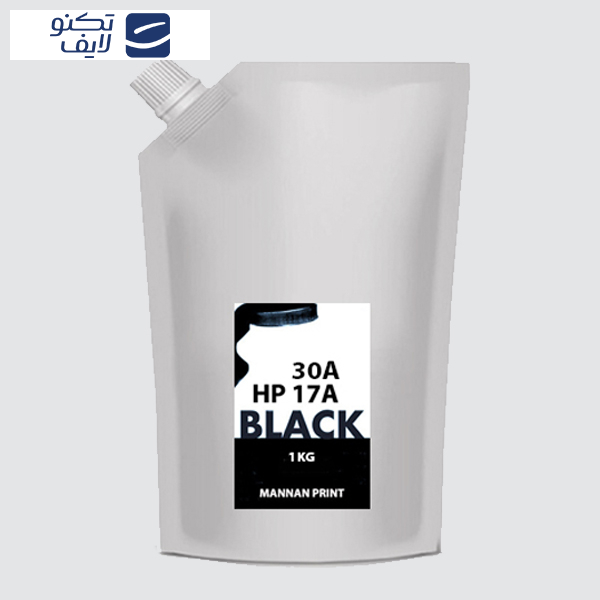 پودر شارژ مشکی 1000 گرمی منان پرینت کد 051-047-17A-30A پودر شارژ مشکی 1000 گرمی منان پرینت کد 051-047-17A-30A
