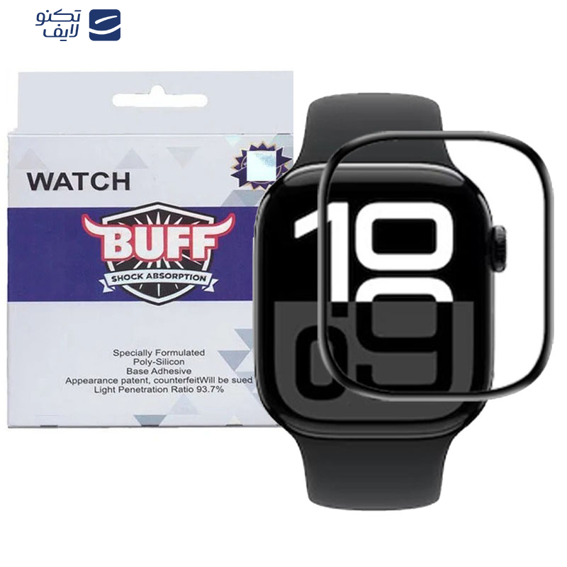 محافظ صفحه نمایش بوف مدل FullGlue مناسب برای اپل واچ سری 10 سایز 46 میلی متری  محافظ صفحه نمایش بوف مدل FullGlue مناسب برای اپل واچ سری 10 سایز 46 میلی متری