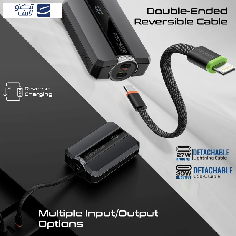 پاوربانک پرومیت مدل NEO-10UNI.BLK  ظرفیت 10000 میلیآمپرساعت پاوربانک پرومیت مدل NEO-10UNI.BLK  ظرفیت 10000 میلیآمپرساعت