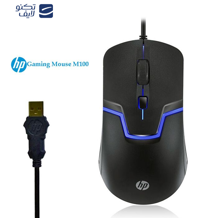 ماوس مخصوص بازی اچ پی مدل m100 ماوس مخصوص بازی اچ پی مدل m100