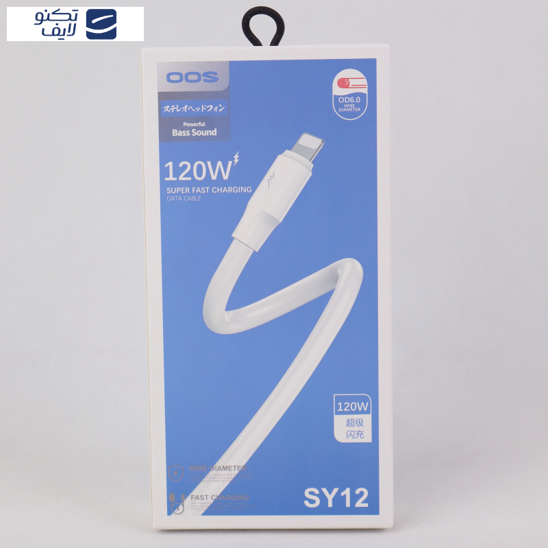 کابل تبدیل USB به لایتینگ مدل SY12 طول 1 متر کابل تبدیل USB به لایتینگ مدل SY12 طول 1 متر