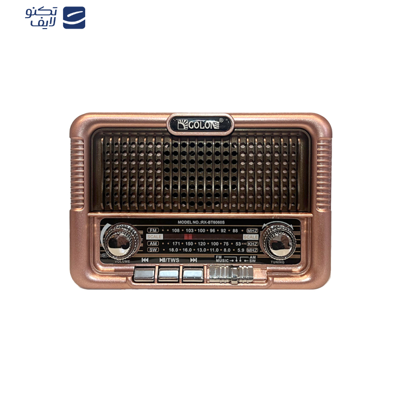 رادیو بلوتوثی گولون مدل RX-BT6060S رادیو بلوتوثی گولون مدل RX-BT6060S