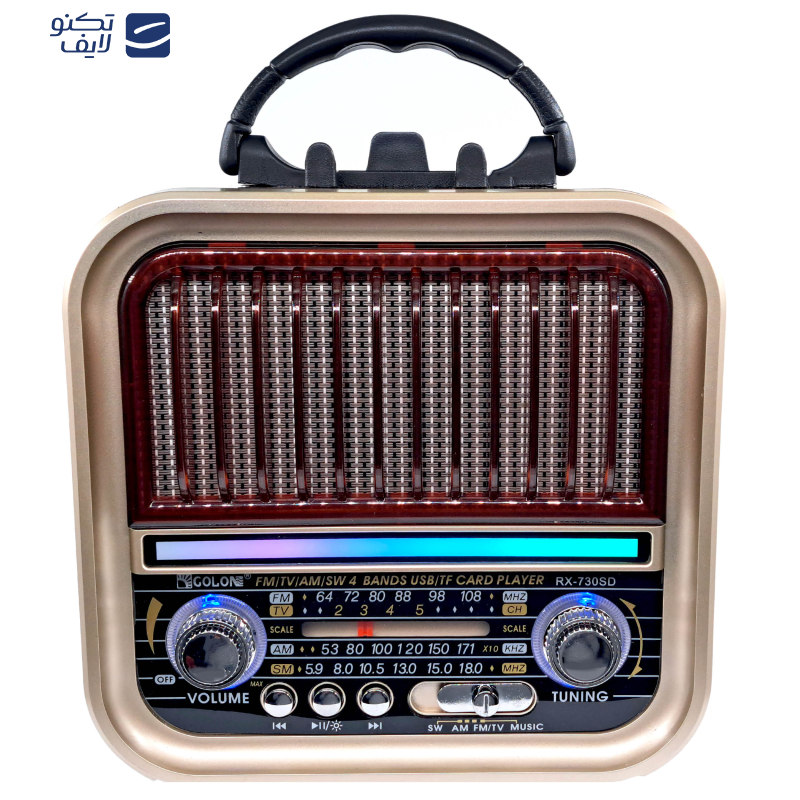 اسپیکر بلوتوثی قابل حمل گولون مدل RX-730SD اسپیکر بلوتوثی قابل حمل گولون مدل RX-730SD