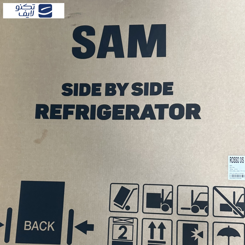 یخچال و فریزر ساید بای ساید 32 فوت سام مدل ROSSO 3/S یخچال و فریزر ساید بای ساید 32 فوت سام مدل ROSSO 3/S