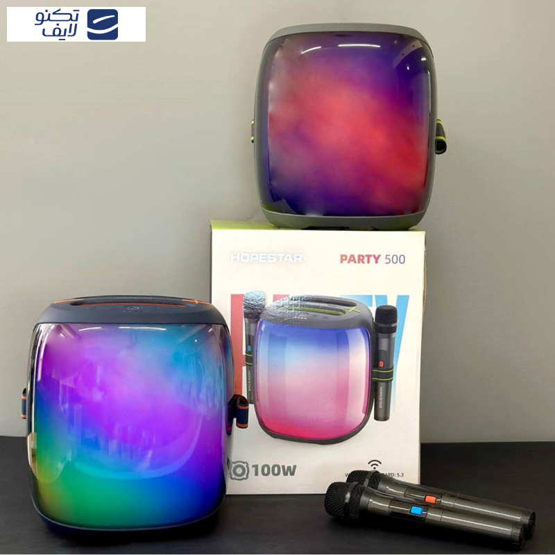 اسپیکر بلوتوثی قابل حمل هوپ استار مدل party500 اسپیکر بلوتوثی قابل حمل هوپ استار مدل party500