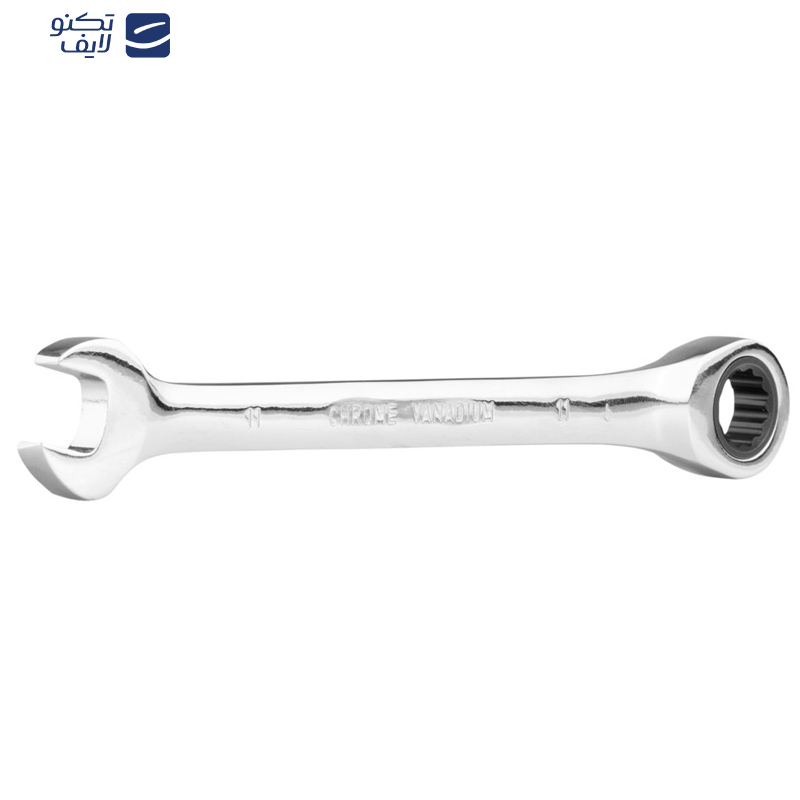 آچار یکسر تخت یک سر جغجغه رونیکس مدل RH-2161 سایز ۱۱ آچار یکسر تخت یک سر جغجغه رونیکس مدل RH-2161 سایز ۱۱