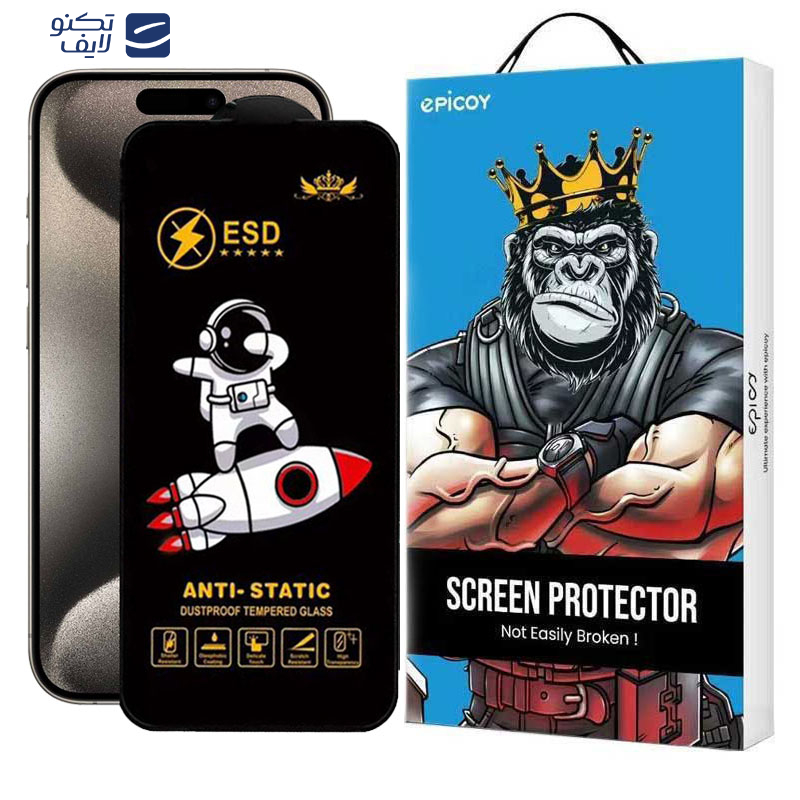 محافظ صفحه نمایش اپیکوی مدل Spaceship مناسب برای گوشی موبایل اپل iPhone 15 Pro Max محافظ صفحه نمایش اپیکوی مدل Spaceship مناسب برای گوشی موبایل اپل iPhone 15 Pro Max