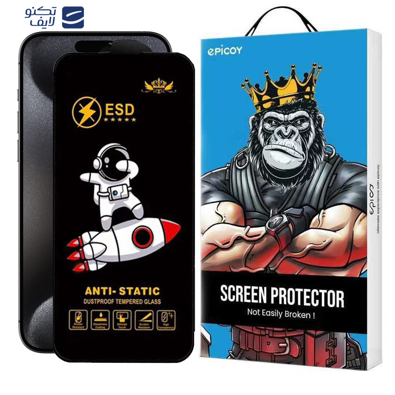 محافظ صفحه نمایش اپیکوی مدل Spaceship مناسب برای گوشی موبایل اپل iPhone 15 Pro محافظ صفحه نمایش اپیکوی مدل Spaceship مناسب برای گوشی موبایل اپل iPhone 15 Pro