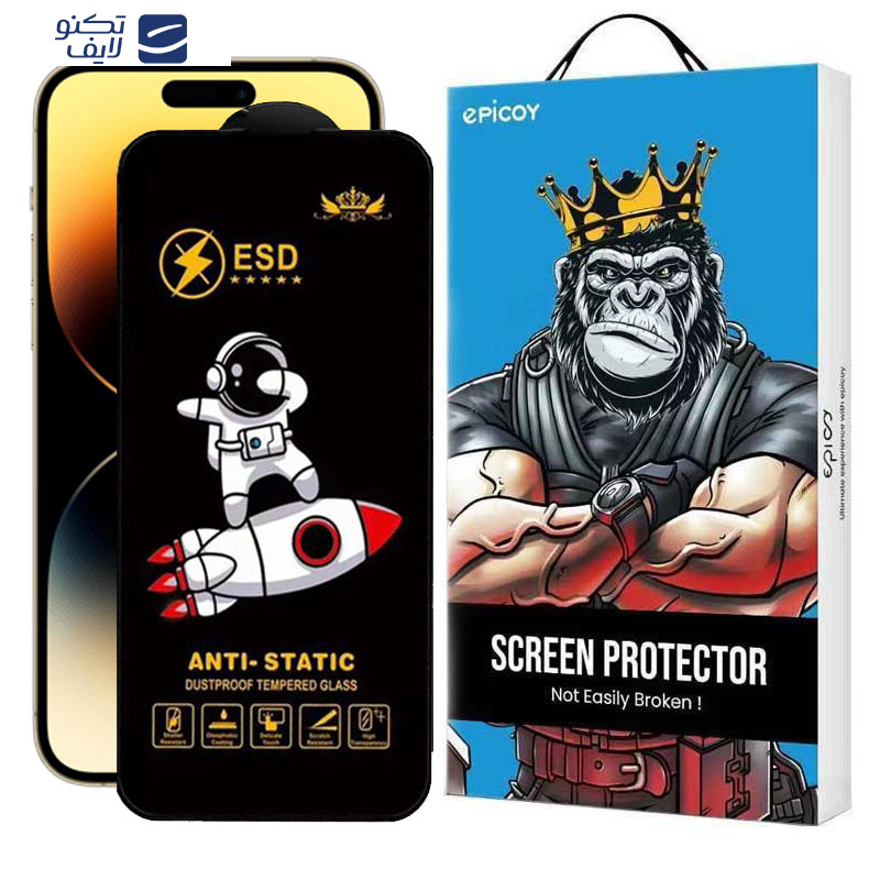 محافظ صفحه نمایش اپیکوی مدل Spaceship مناسب برای گوشی موبایل اپل iPhone 14 Pro محافظ صفحه نمایش اپیکوی مدل Spaceship مناسب برای گوشی موبایل اپل iPhone 14 Pro