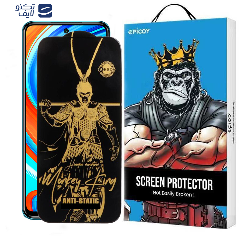 محافظ صفحه نمایش اپیکوی مدل Wukong ESD مناسب برای گوشی موبایل شیائومی Redmi Note 9 Pro Max/Note 9 Pro 5G/Note 9 Pro 4G/Note 9S محافظ صفحه نمایش اپیکوی مدل Wukong ESD مناسب برای گوشی موبایل شیائومی Redmi Note 9 Pro Max/Note 9 Pro 5G/Note 9 Pro 4G/Note 9S