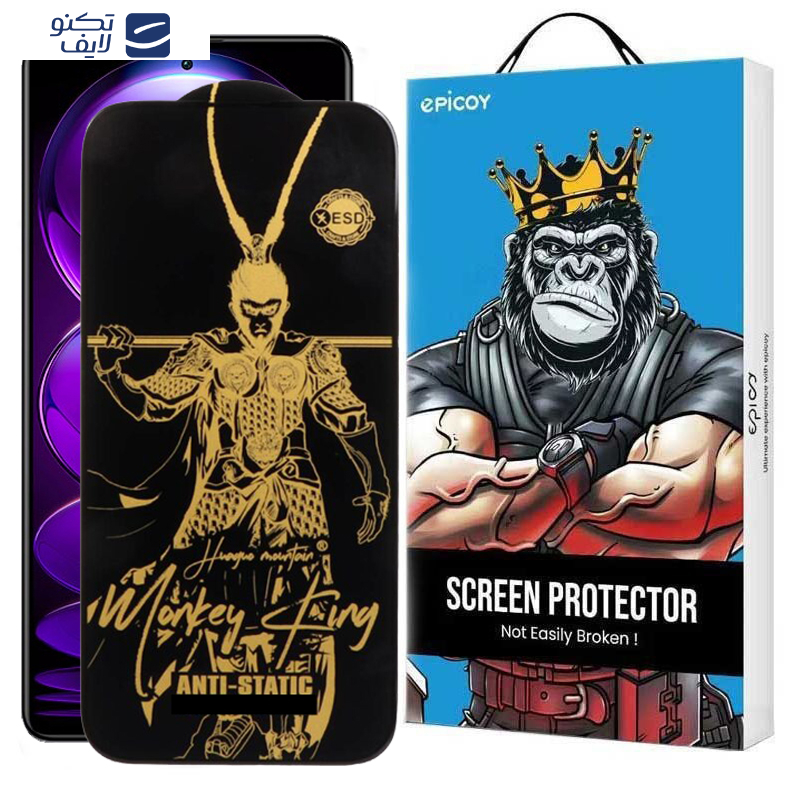محافظ صفحه نمایش اپیکوی مدل Wukong ESD مناسب برای گوشی موبایل شیائومی Redmi Note 12 Explorer/Turbo/Discovery/Pro Speed/Note 12R pro محافظ صفحه نمایش اپیکوی مدل Wukong ESD مناسب برای گوشی موبایل شیائومی Redmi Note 12 Explorer/Turbo/Discovery/Pro Speed/Note 12R pro
