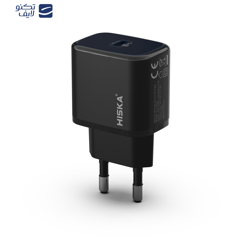 شارژر دیواری 25 وات هیسکا مدل H-127EU شارژر دیواری 25 وات هیسکا مدل H-127EU