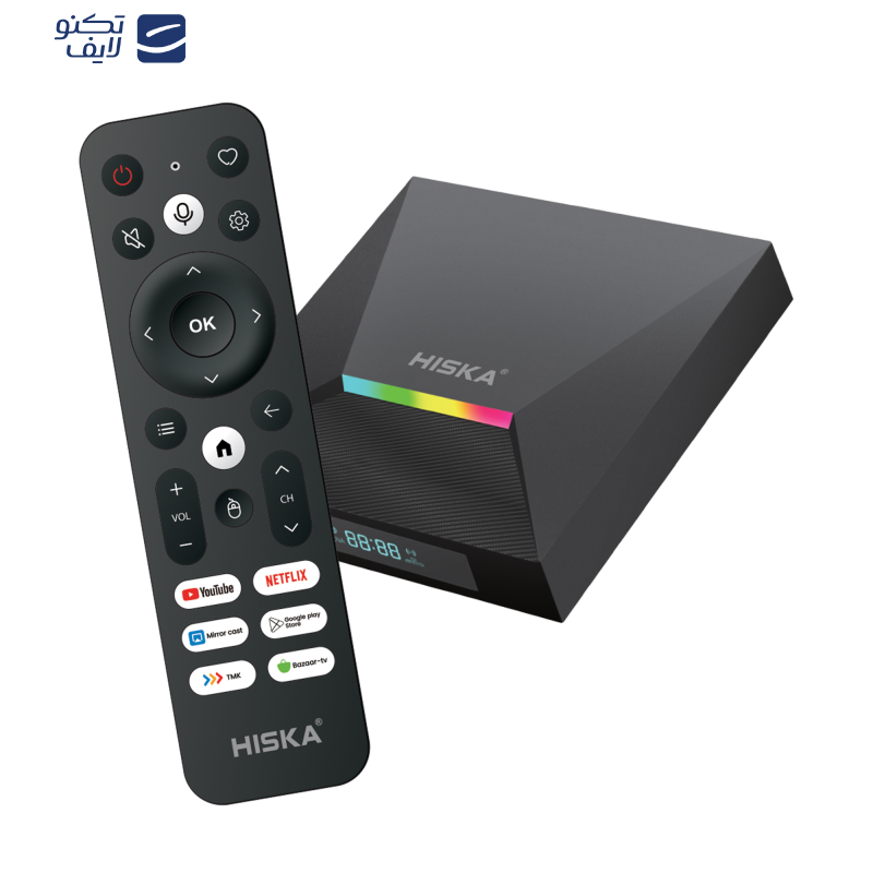 اندروید باکس هیسکا مدل HISKA BOX A12 اندروید باکس هیسکا مدل HISKA BOX A12
