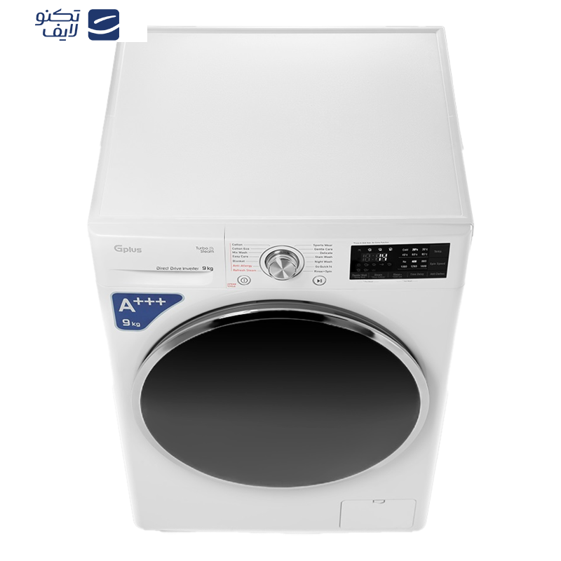 ماشین لباسشویی اتوماتیک جی پلاس مدل GWM-M990W ظرفیت 9 کیلوگرم ماشین لباسشویی اتوماتیک جی پلاس مدل GWM-M990W ظرفیت 9 کیلوگرم