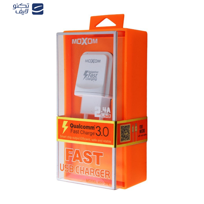 شارژر دیواری موکسوم مدل kh-31y شارژر دیواری موکسوم مدل kh-31y